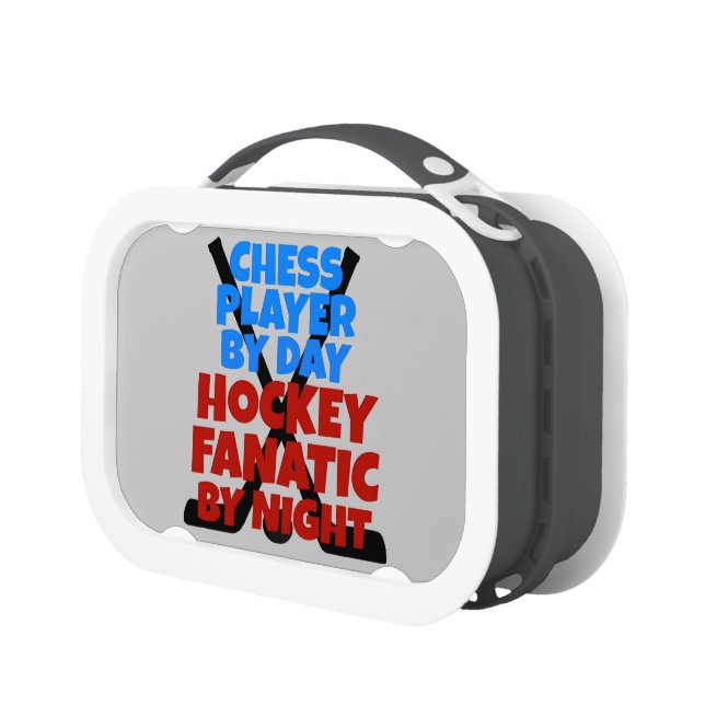 Hockey Lover Chess Player Lunch Box (Left)