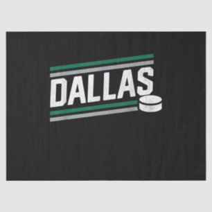 Hockey Lover Cool Dallas Hockey Power Play Tissue Paper