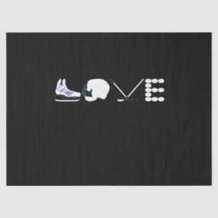 Hockey Lover I Really Love Playing Hockey Tissue Paper