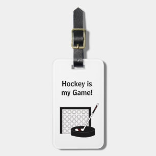 Hockey Luggage Tag