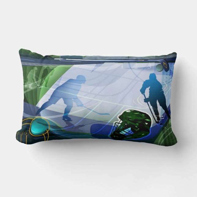 Hockey Lumbar Pillow (Front)