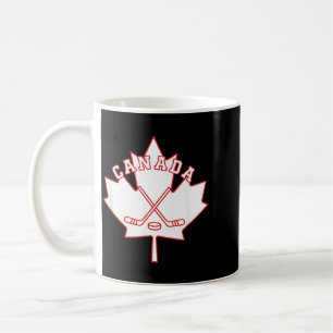 Hockey Maple Kids Canadian Puck Ice Hockey Coffee Mug