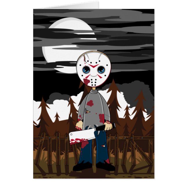 Hockey Mask Serial Killer Card (Front)