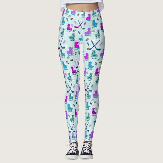 Hockey Memphis style Leggings (Front)