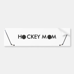 hockey mom bumper sticker