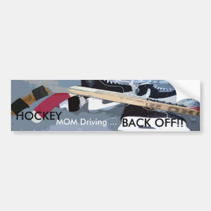 Hockey Mom Bumper Sticker