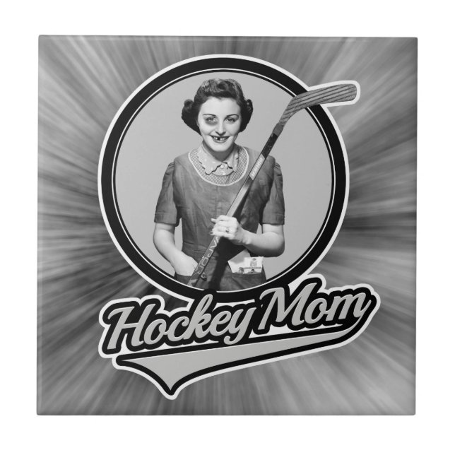Hockey Mom Ceramic Tile (Front)