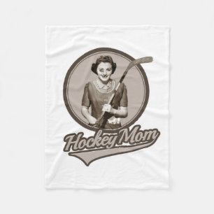 Hockey Mom Fleece Blanket