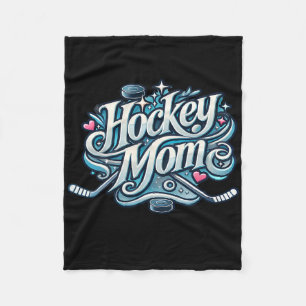 Hockey Mom Fueled Fleece Blanket