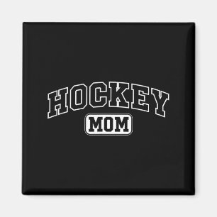 Hockey Mom Funny Athletic Lettering Mothers Day Magnet