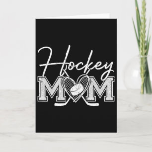 Hockey Mom Game Day Ice Hockey Mom Mother Card