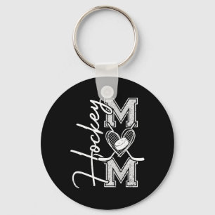 Hockey Mom Game Day Ice Hockey Mom Mother  Keychain