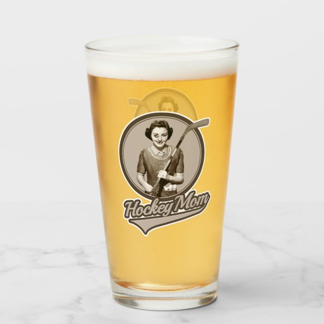 Hockey Mom Glass (Back Filled)