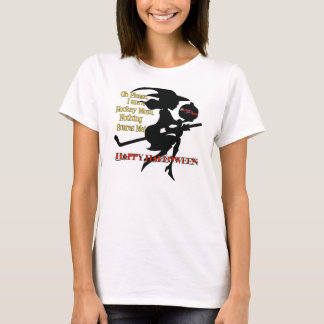 Hockey Mom Happy Halloween T-Shirt