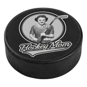 Hockey Mom Hockey Puck