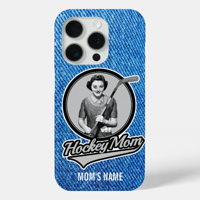 Hockey Mom iPhone case (Back)