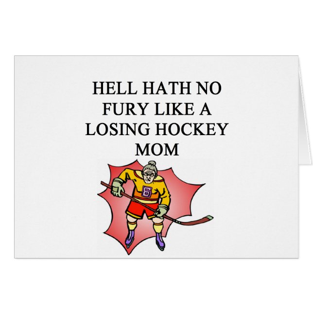 hockey mom joke (Front Horizontal)