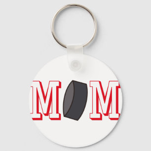 Hockey Mom Keychain