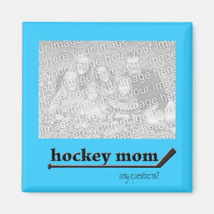 Hockey Mom Photo Magnet