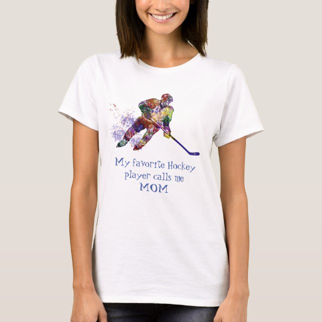 Hockey Mom Quote T-Shirt (Front)