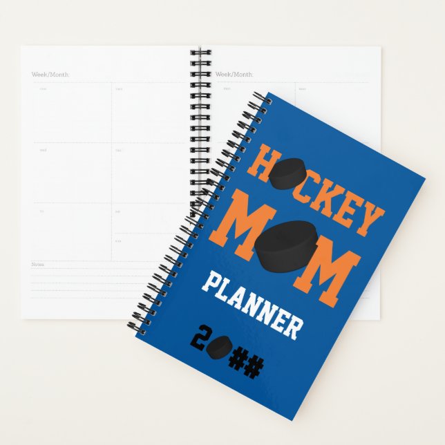 Hockey Mom Sports Ice Hockey Puck Planner (Display)