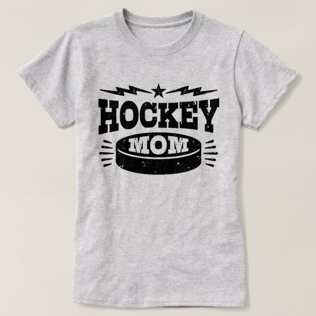 Hockey Mom T-Shirt (Design Front)