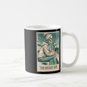 Hockey Mom The Hockey Mom Skeleton Tarot Card Hock Coffee Mug