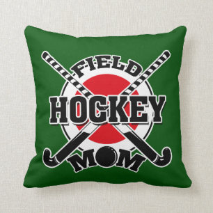 Hockey Mom Throw Pillow
