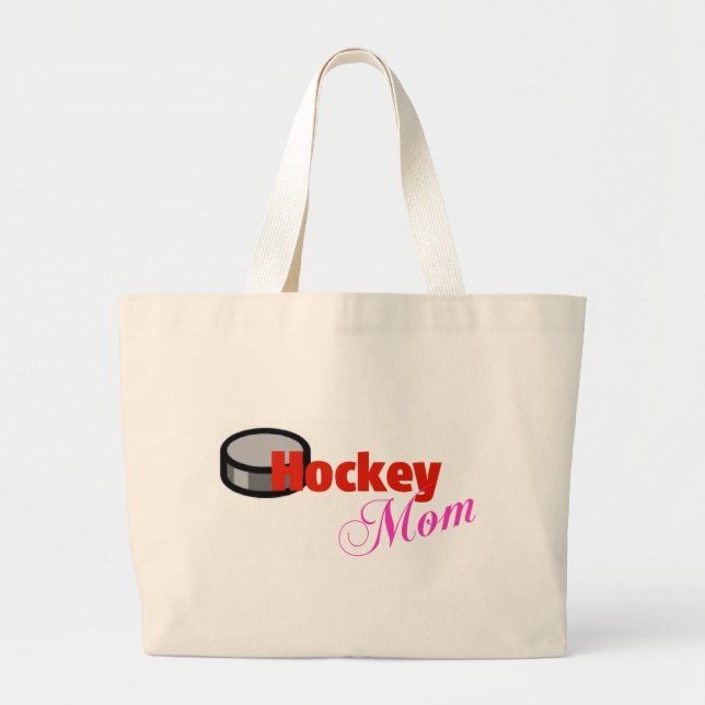 Hockey Mom Tote Bag (Front)