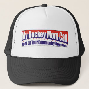 Hockey Mom vs. Community Organizer Trucker Hat