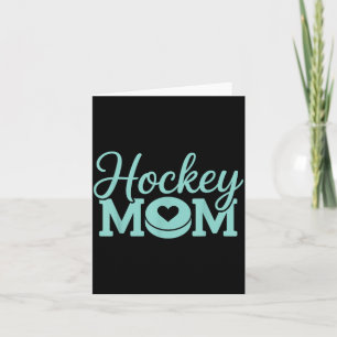 Hockey Mom Women Ice Hockey Player Ice Hockey 1 Card