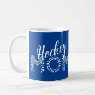 Hockey Mom Word Art Coffee Mug