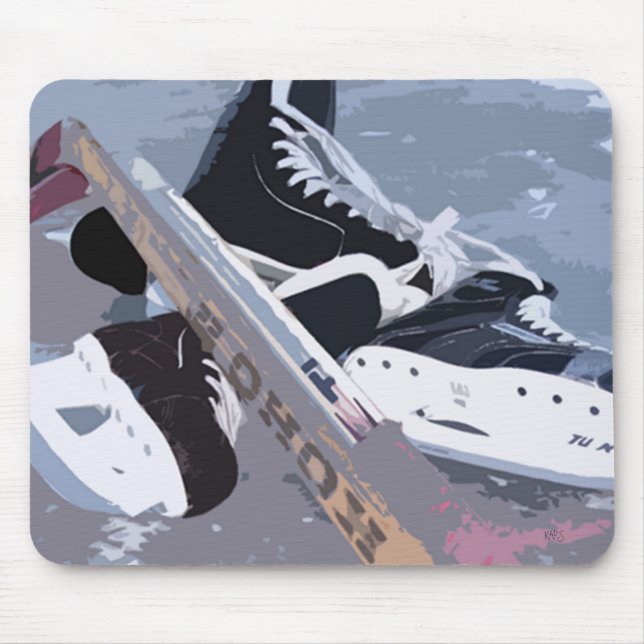 Hockey Mouse Pad (Front)