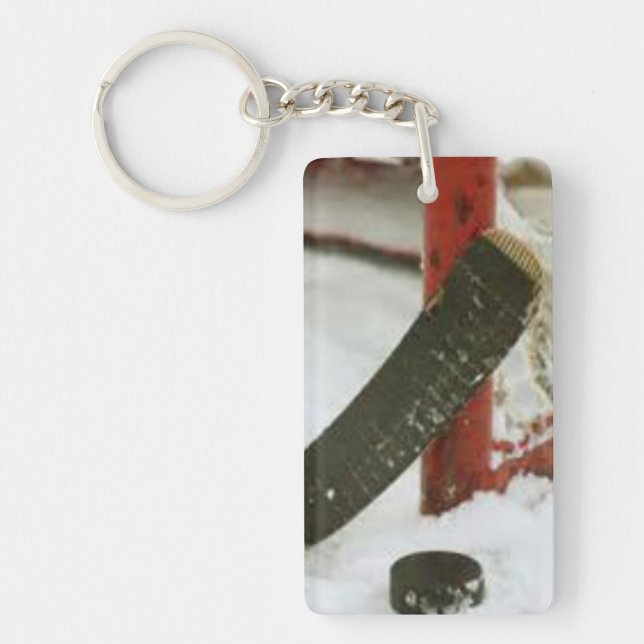 hockey net goal keychain (Front)