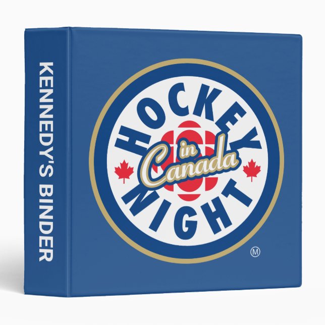 Hockey Night in Canada Logo Binder (Front/Spine)