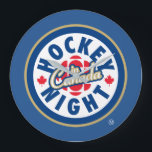 Hockey Night in Canada Logo Clock<br><div class="desc">The present logo used since 1998. Hockey Night in Canada is the branding used for Canadian television presentations of the National Hockey League. While the name has been used for all NHL broadcasts on CBC Television (regardless of the time of day), Hockey Night in Canada is primarily associated with its...</div>