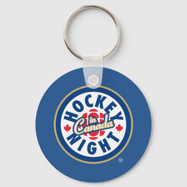 Hockey Night in Canada Logo Keychain (Front)