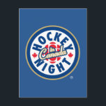 Hockey Night in Canada Logo Postcard<br><div class="desc">The present logo used since 1998. Hockey Night in Canada is the branding used for Canadian television presentations of the National Hockey League. While the name has been used for all NHL broadcasts on CBC Television (regardless of the time of day), Hockey Night in Canada is primarily associated with its...</div>