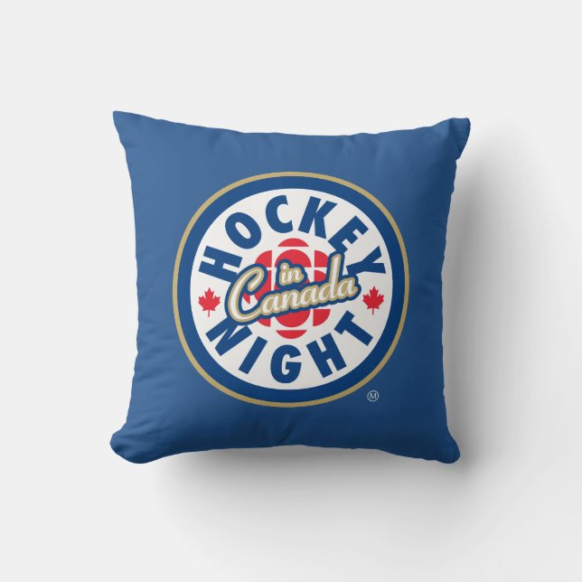 Hockey Night in Canada Logo Throw Pillow (Front)
