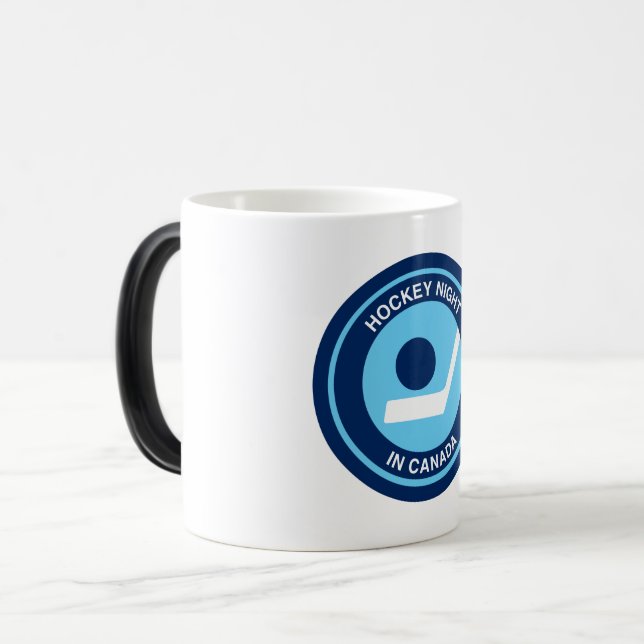 Hockey Night in Canada Retro Logo Magic Mug (Front Left)
