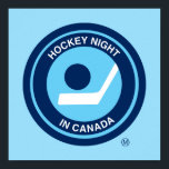 Hockey Night in Canada Retro Logo Poster<br><div class="desc">The Hockey Night in Canada logo used until 1998. Hockey Night in Canada is the branding used for Canadian television presentations of the National Hockey League. While the name has been used for all NHL broadcasts on CBC Television (regardless of the time of day), Hockey Night in Canada is primarily...</div>