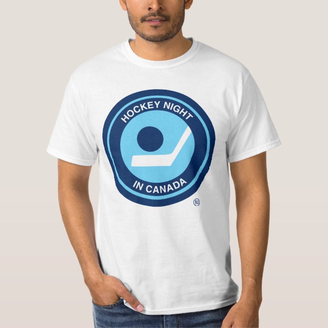 Hockey Night Retro Value T-Shirt (Front)