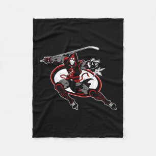 Hockey Ninja Fleece Blanket