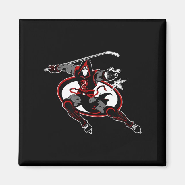 Hockey Ninja Magnet (Front)