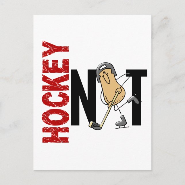 Hockey Nut 1 Postcard (Front)