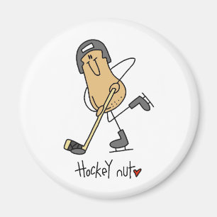 Hockey Nut Magnet