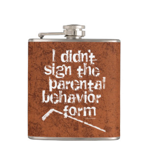 Hockey Parental Behaviour Form Hip Flask