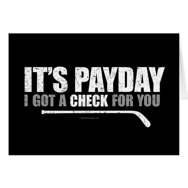 Hockey Payday (Front Horizontal)
