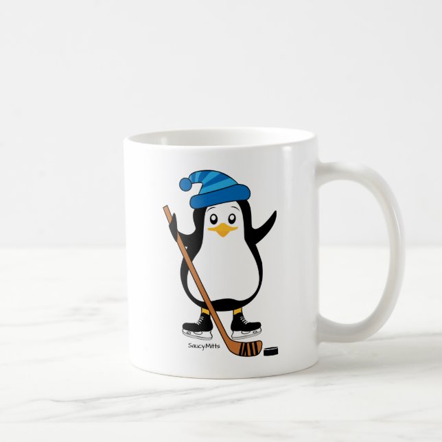 Hockey Penguin Mug (Right)