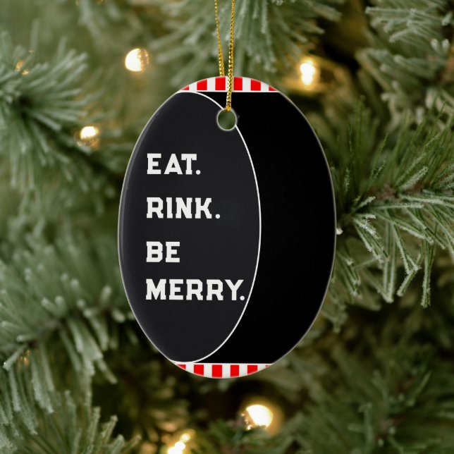 Hockey personnalisable collection ornement en céra (Arbre)